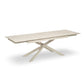 Osaka Stone Effect 160-200cm Rectangular Extending 6-8 Seater Dining Table