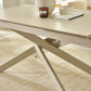 Osaka Stone Effect 160-200cm Rectangular Extending 6-8 Seater Dining Table