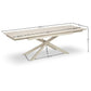 Osaka Stone Effect 160-200cm Rectangular Extending 6-8 Seater Dining Table