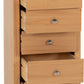 Oslo 5 Drawer Narrow Chest - ANTIQUE PINE