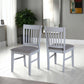 Oxford Chair (Box of 2) - Grey/Grey Fabric