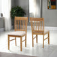 Oxford Extending Dining Set - NATURAL OAK/MINK MICROSUEDE
