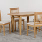 Oxford Extending Dining Set - NATURAL OAK/MINK MICROSUEDE