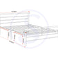 Orion 4'6" Bed - Silver