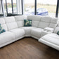 Owen Electric Recliner Sofa Beige Large Corner