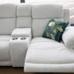 Owen Electric Recliner Sofa Beige Large Corner