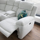 Owen Electric Recliner Sofa Beige Large Corner
