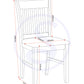 Oxford Extending Dining Set - NATURAL OAK/MINK MICROSUEDE
