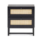Padstow 2 Drawer Bedside - Black