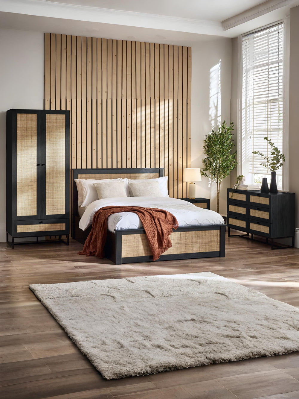 Padstow 3 Drawer Chest - Black