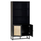 Padstow Tall Bookcase - Black