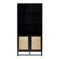 Padstow Tall Bookcase - Black