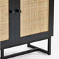 Padstow Tall Bookcase - Black