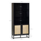 Padstow Tall Bookcase - Black