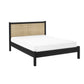 Padstow 150cm King Black Rattan Effect Bed