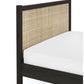 Padstow 150cm King Black Rattan Effect Bed