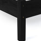 Padstow 150cm King Black Rattan Effect Bed