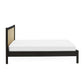 Padstow 150cm King Black Rattan Effect Bed