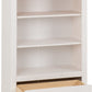 Panama 1 Drawer Bookcase - White/Natural Wax
