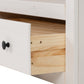 Panama 1 Drawer Bookcase - White/Natural Wax