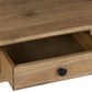 Panama 1 Drawer Coffee Table - Natural Wax