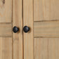 Panama 2 Door Wardrobe - Natural Wax