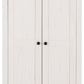 Panama 2 Door Wardrobe - White/Natural Wax