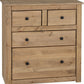 Panama 2+2 Drawer Chest - NATURAL WAX