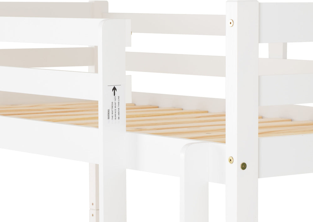 Panama 3' Bunk Bed - WHITE