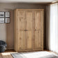 Panama 3 Door Wardrobe - NATURAL WAX