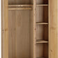 Panama 3 Door Wardrobe - Natural Wax