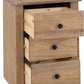 Panama 3 Drawer Bedside - NATURAL WAX