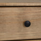 Panama 3 Drawer Bedside - Natural Wax