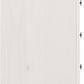 Panama 3 Drawer Bedside - White/Natural Wax