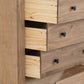 Panama 4 Drawer Chest - NATURAL WAX