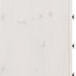 Panama 4 Drawer Chest - White/Natural Wax