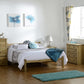 Panama 4'6" Bed - Natural Wax