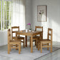 Panama Dining Set - Natural Wax