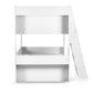 Parsec 90cm Single White Bunk Bed
