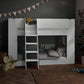 Parsec 90cm Single White Bunk Bed