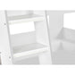 Parsec 90cm Single White Bunk Bed