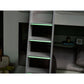 Parsec 90cm Single White Bunk Bed
