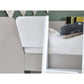 Parsec 90cm Single Taupe and White Bunk Bed