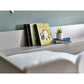 Parsec 90cm Single Taupe and White Bunk Bed