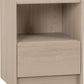Paris 1 Drawer Bedside - Smoked Ash Effect