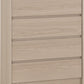 Paris 4 Drawer Chest - Smoked Ash Effect