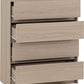 Paris 4 Drawer Chest - Smoked Ash Effect