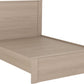 Paris 4'6" Bed - Smoked Ash Effect