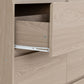Paris 6 Drawer Chest - Smoked Ash Effect