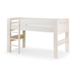 Pluto 90cm Single White Convertible Low to Midsleeper Bed